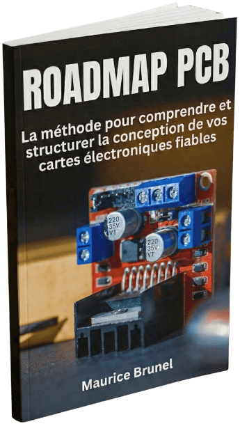 COVER 3D ROADMAP PCB Image de Cours Électronique qui représente la méthode pour comprendre et structurer la conception des cartes électroniques PCB viables.